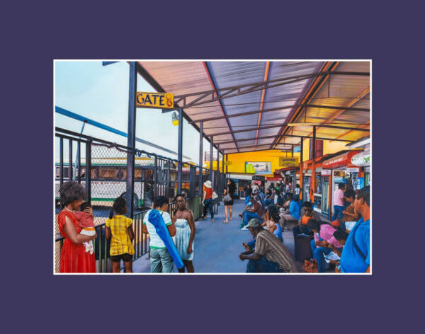 Belize City Bus Terminal Prints