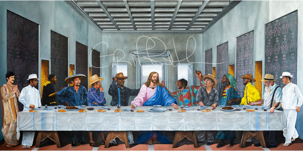Last supper Commissioned Painting, 2025