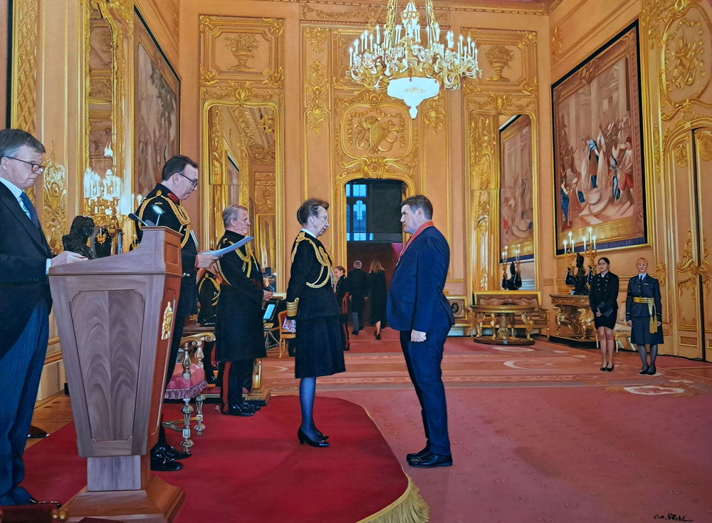 Windsor Castle Commissioned Painting, 2025
